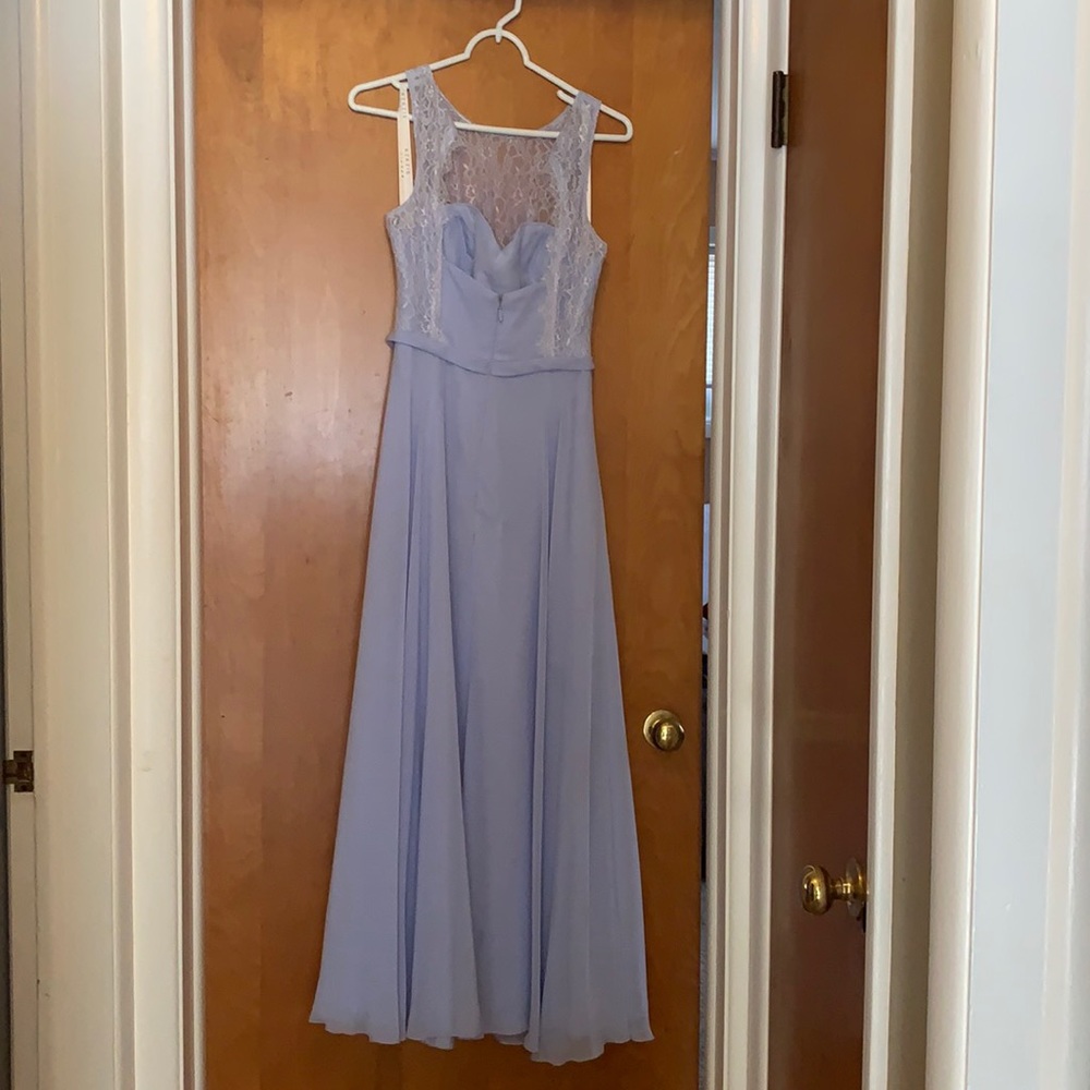 Azazie lavender dress